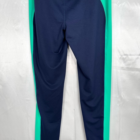 Belle by Kim Gravel Women’s Leggings Size M Navy Aqua Colorblock Hidden Pocket - Picture 7 of 10